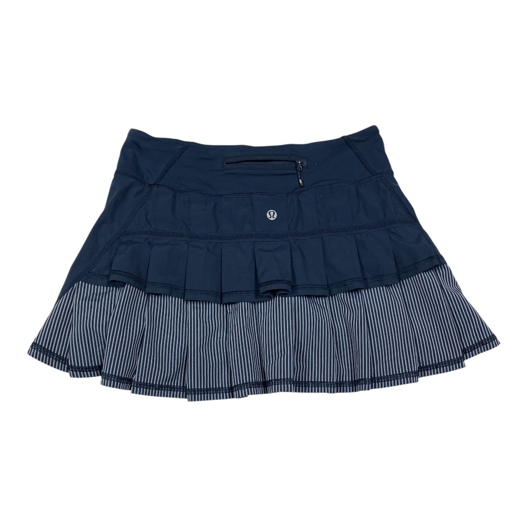 Athletic Skort By Lululemon In Navy, Size:4