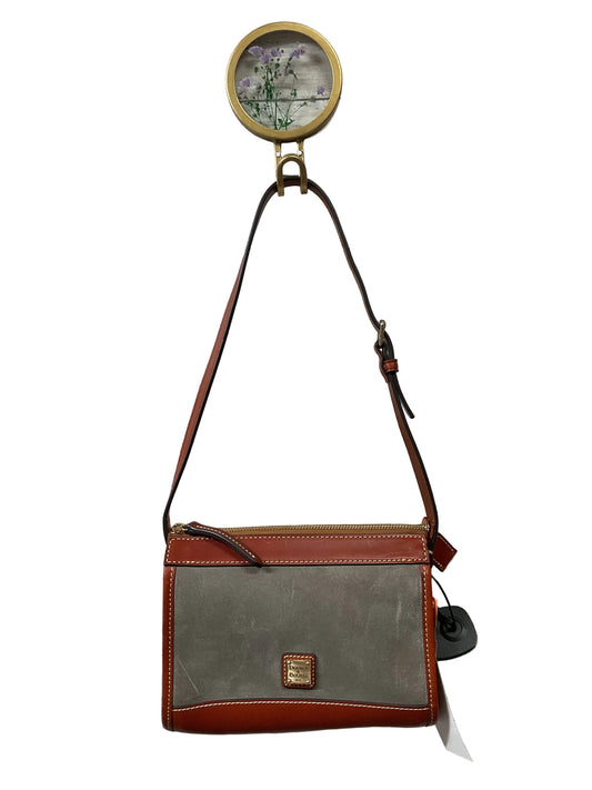 Crossbody Designer By Dooney And Bourke In Grey, Size:Small