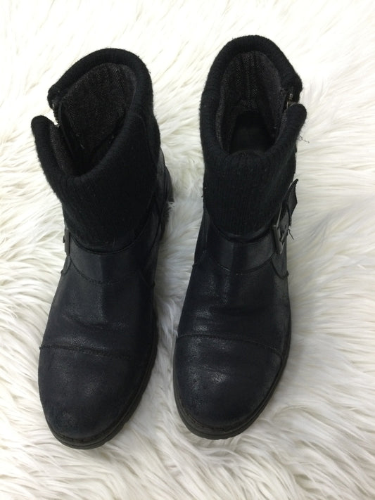 Boots Ankle Flats By Boc In Black, Size:9