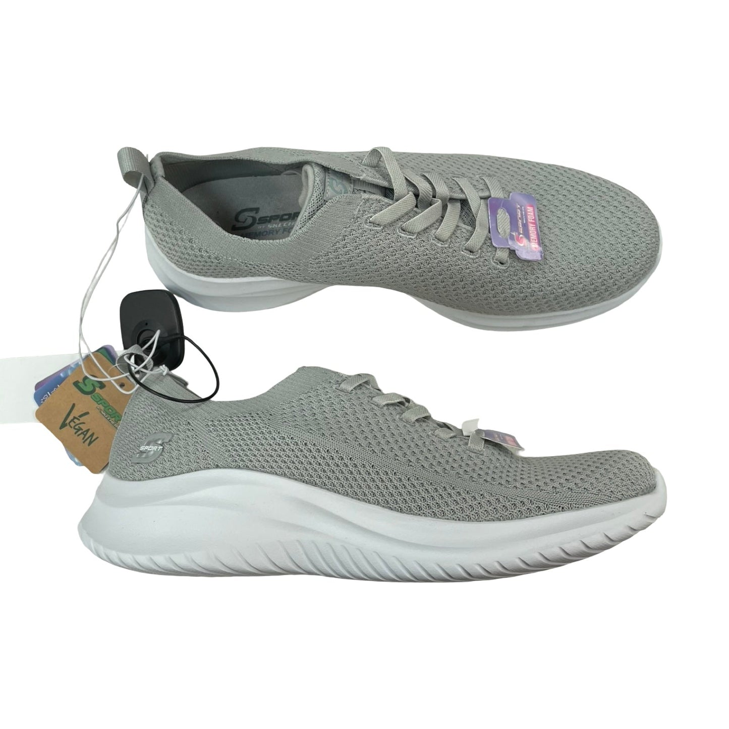 Shoes Athletic By Skechers In Grey, Size:9.5