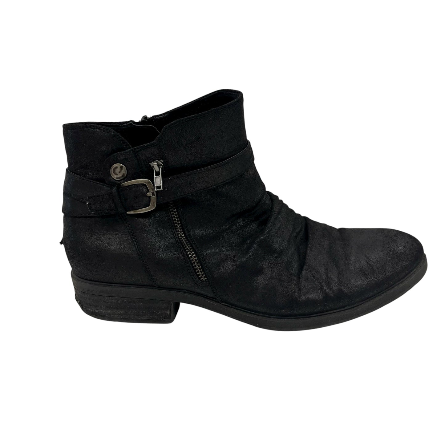 Boots Ankle Flats By Bare Traps In Black, Size:11