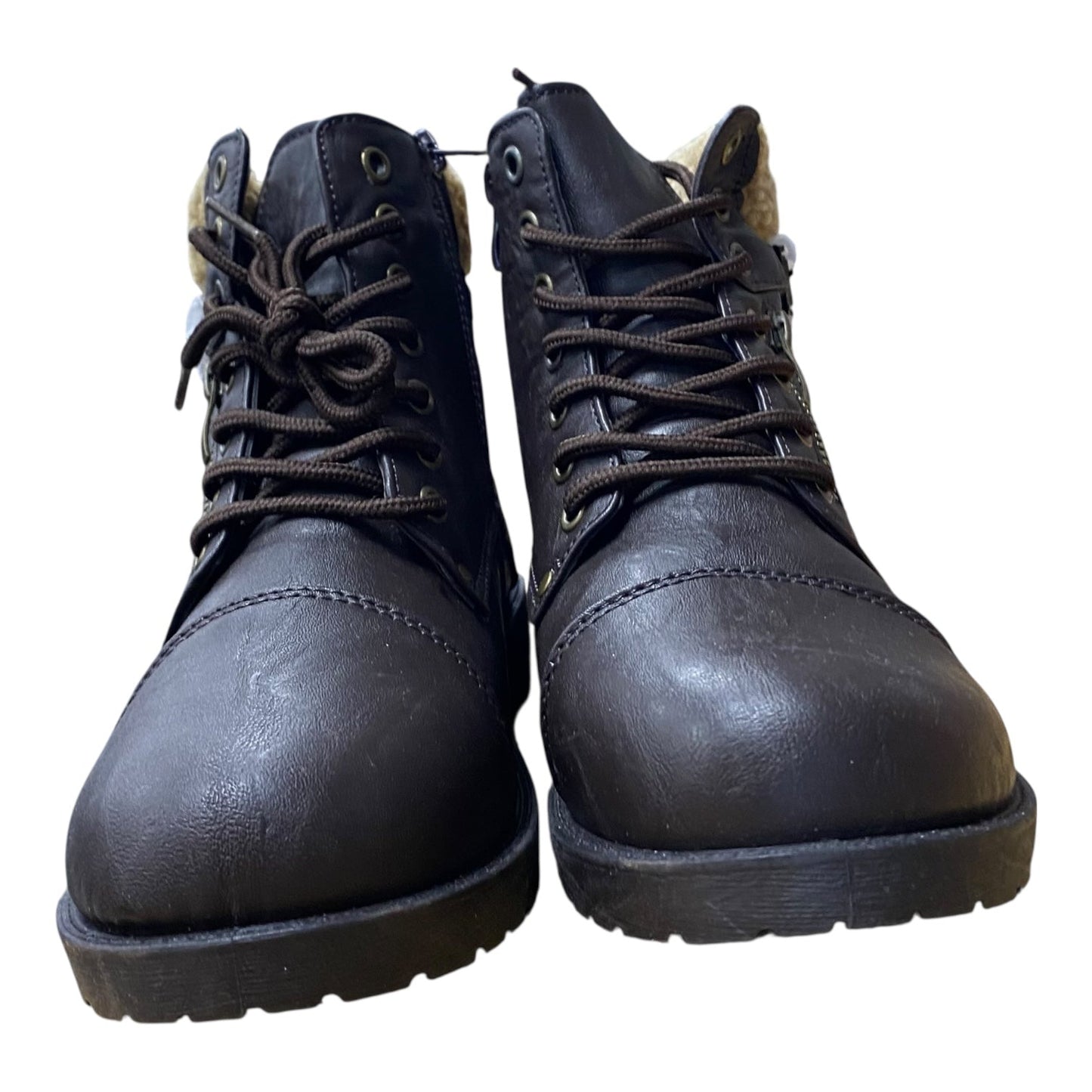 BOOTS ANKLE HEELS by WANTED In BROWN, Size: 10