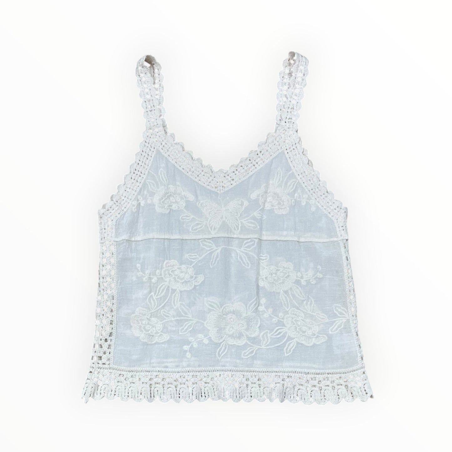 Top Sleeveless By Adora In Cream, Size:Osfm