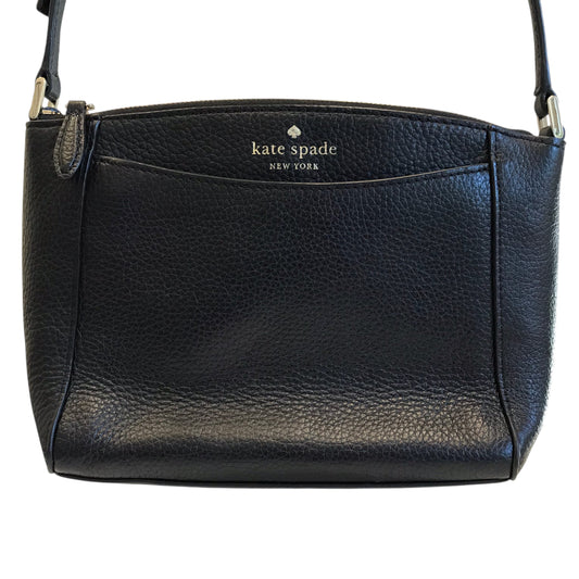 Crossbody Designer By Kate Spade In Black, Size:Small