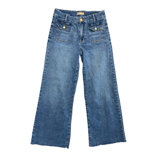 Jeans Wide Leg By Kut In Blue Denim, Size:6