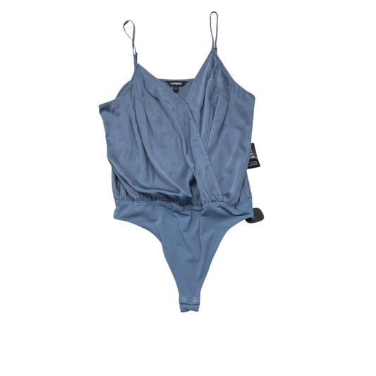 Top Sleeveless By Express In Blue, Size:L