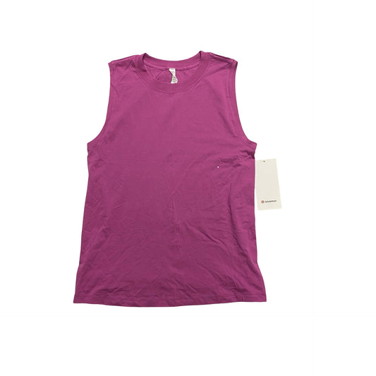 Athletic Tank Top By Lululemon In Purple, Size:4
