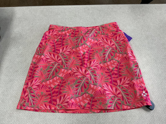 Athletic Skort By Jofit In Green & Pink, Size:S