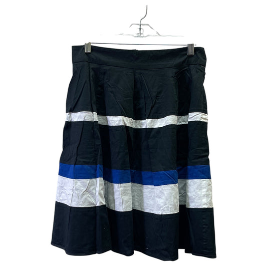 SKIRT MINI & SHORT by AMANDA + CHELSEA In BLACK & BLUE, Size: 12