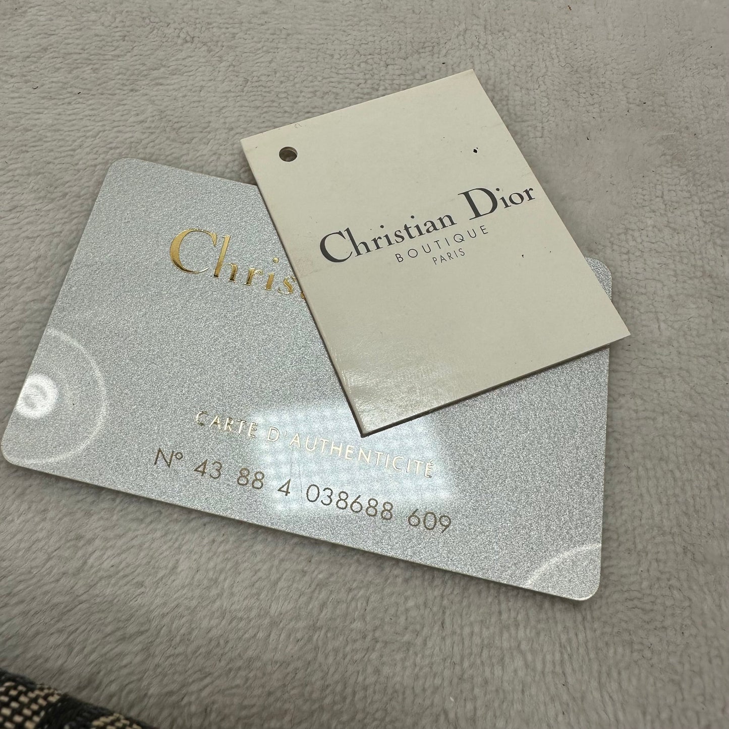 Wallet Luxury Designer By Dior, Size: Small