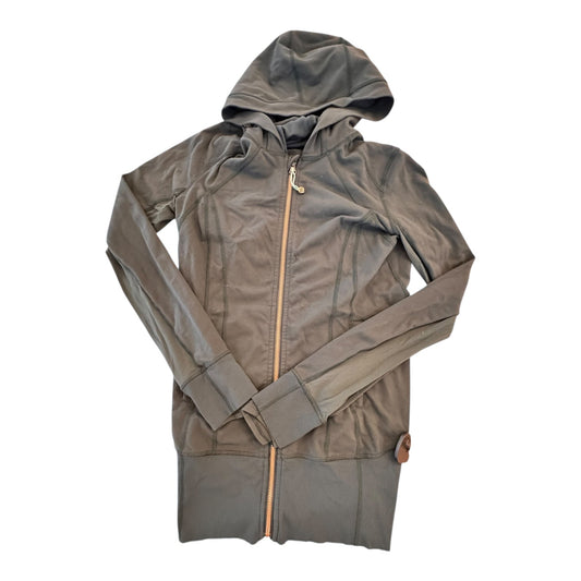 Athletic Jacket By Lululemon In Forest Green, Size:S