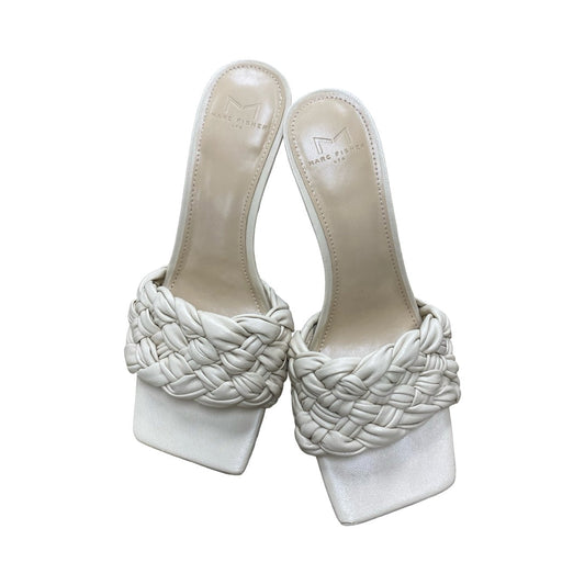 Shoes Heels Kitten By Marc Fisher In Cream, Size:7.5