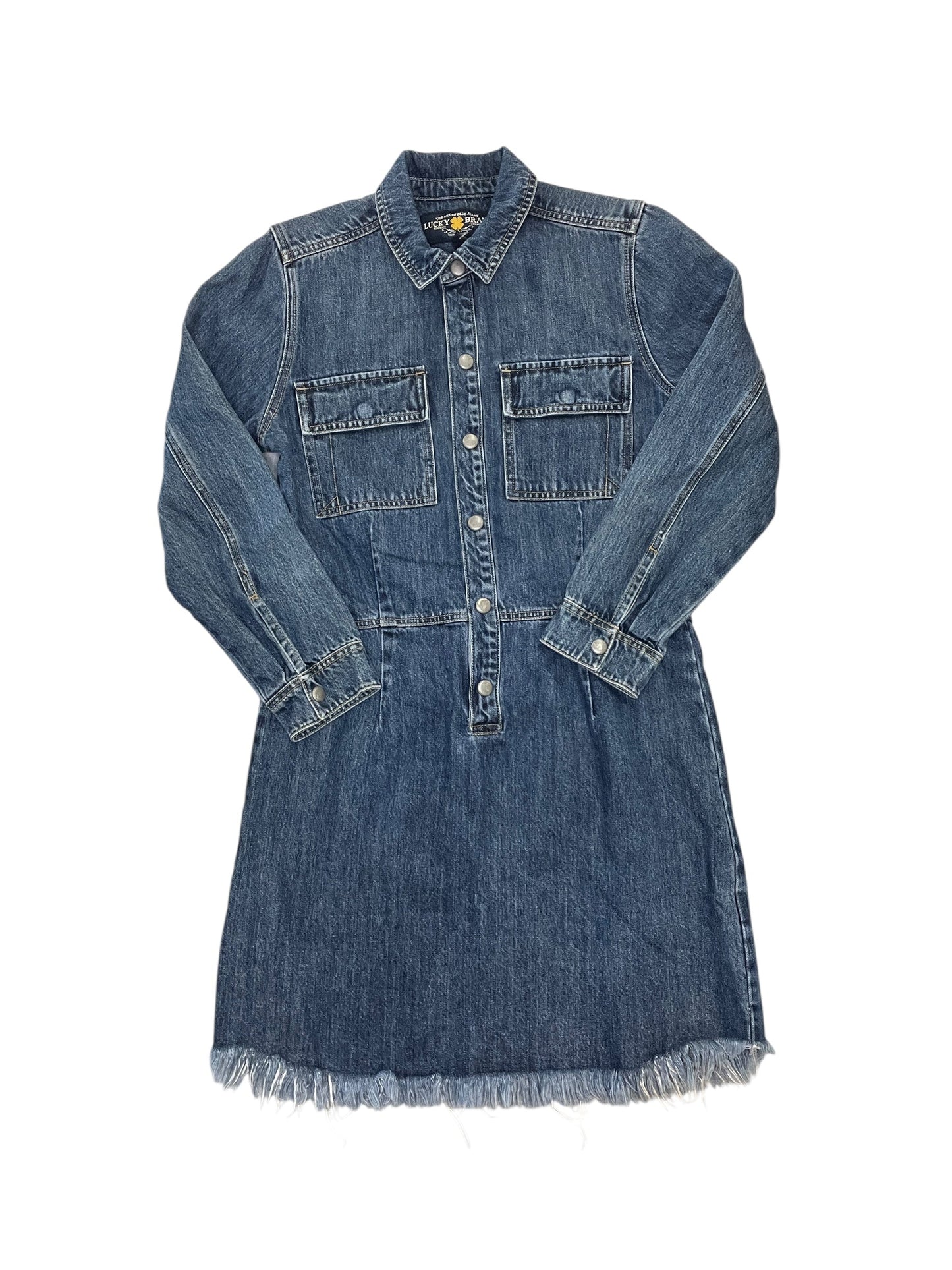 Dress Casual Short By Lucky Brand In Blue Denim, Size:S