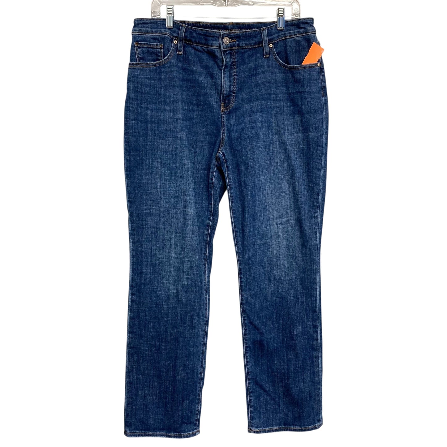 Jeans Straight By Chicos In Blue Denim, Size:10