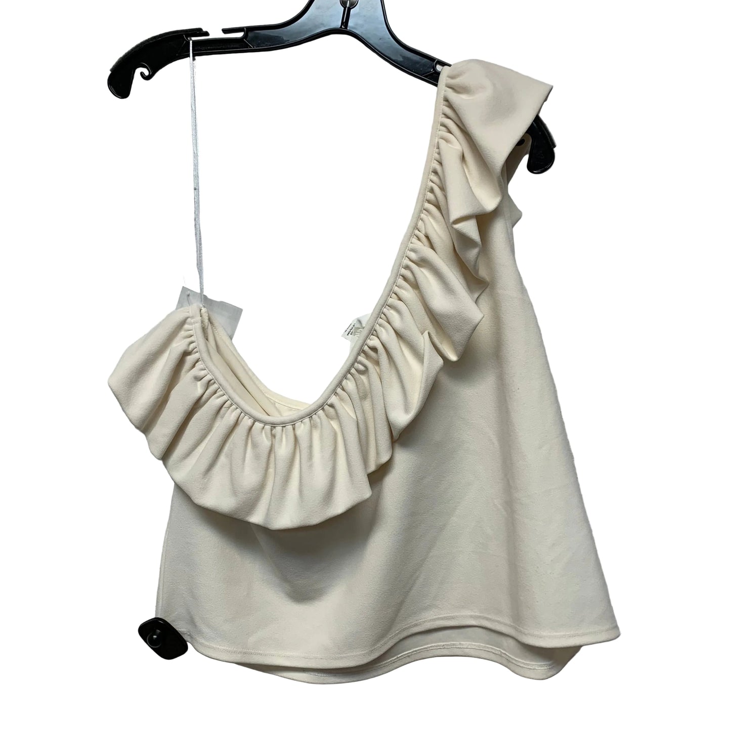 Top Sleeveless By H&m In Cream, Size: 1x