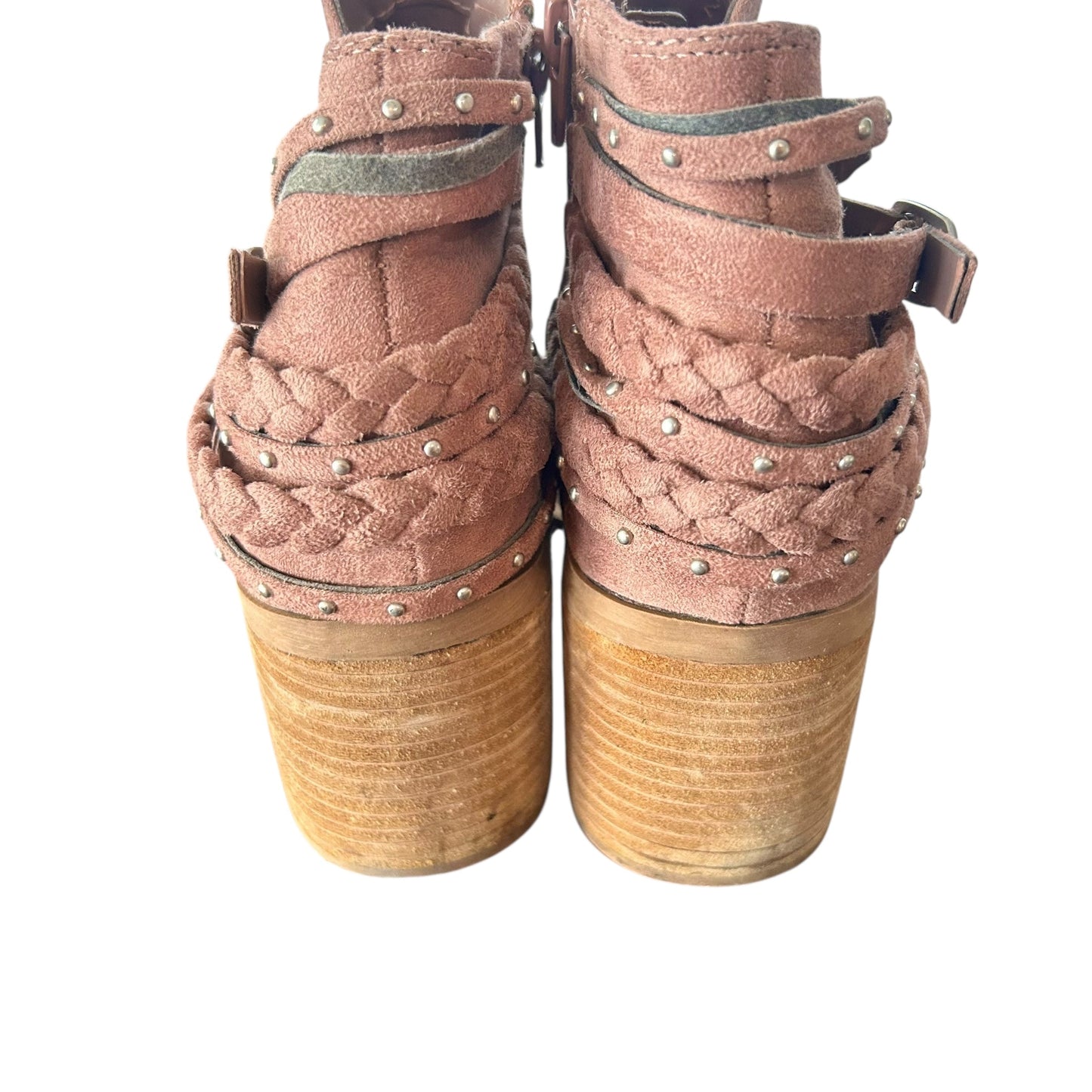 Boots Ankle Heels By Carlos By Carlos Santana In Purple, Size: 9.5