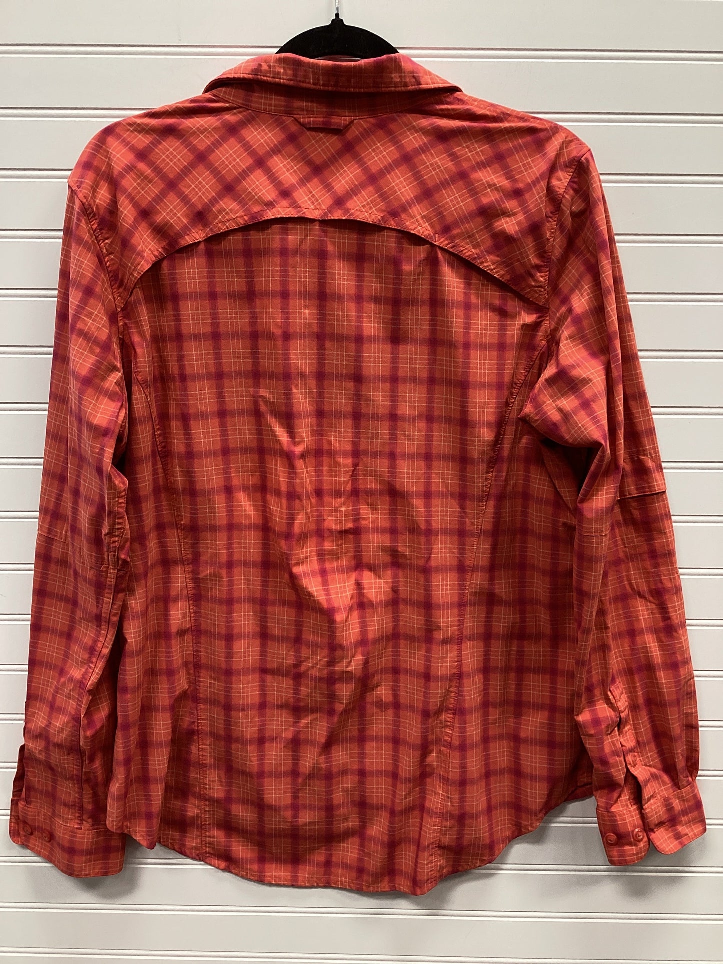 Athletic Top Ls Collar By Duluth Trading In Orange, Size:L