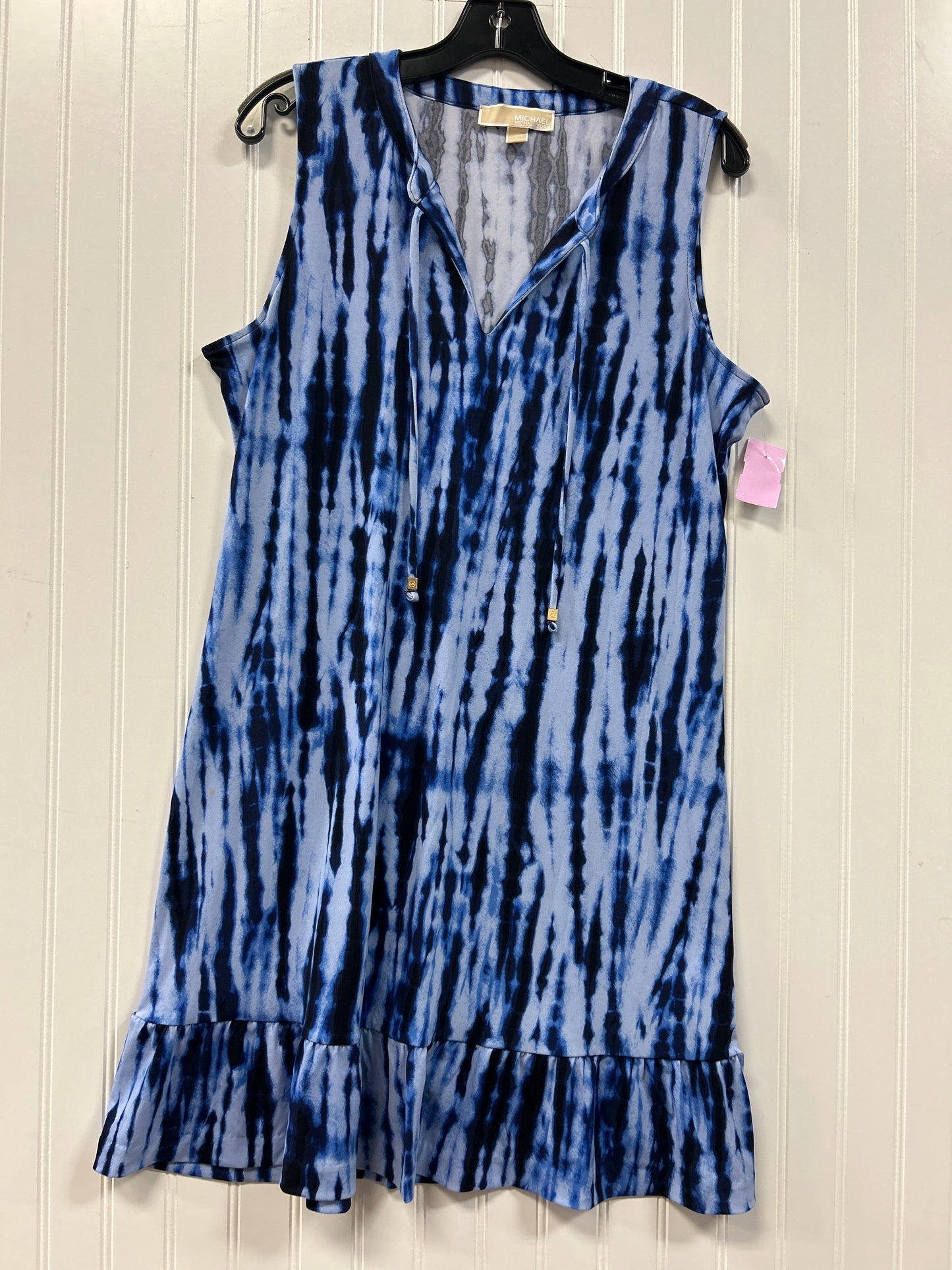 Dress Casual Midi By Michael By Michael Kors In Navy, Size:L