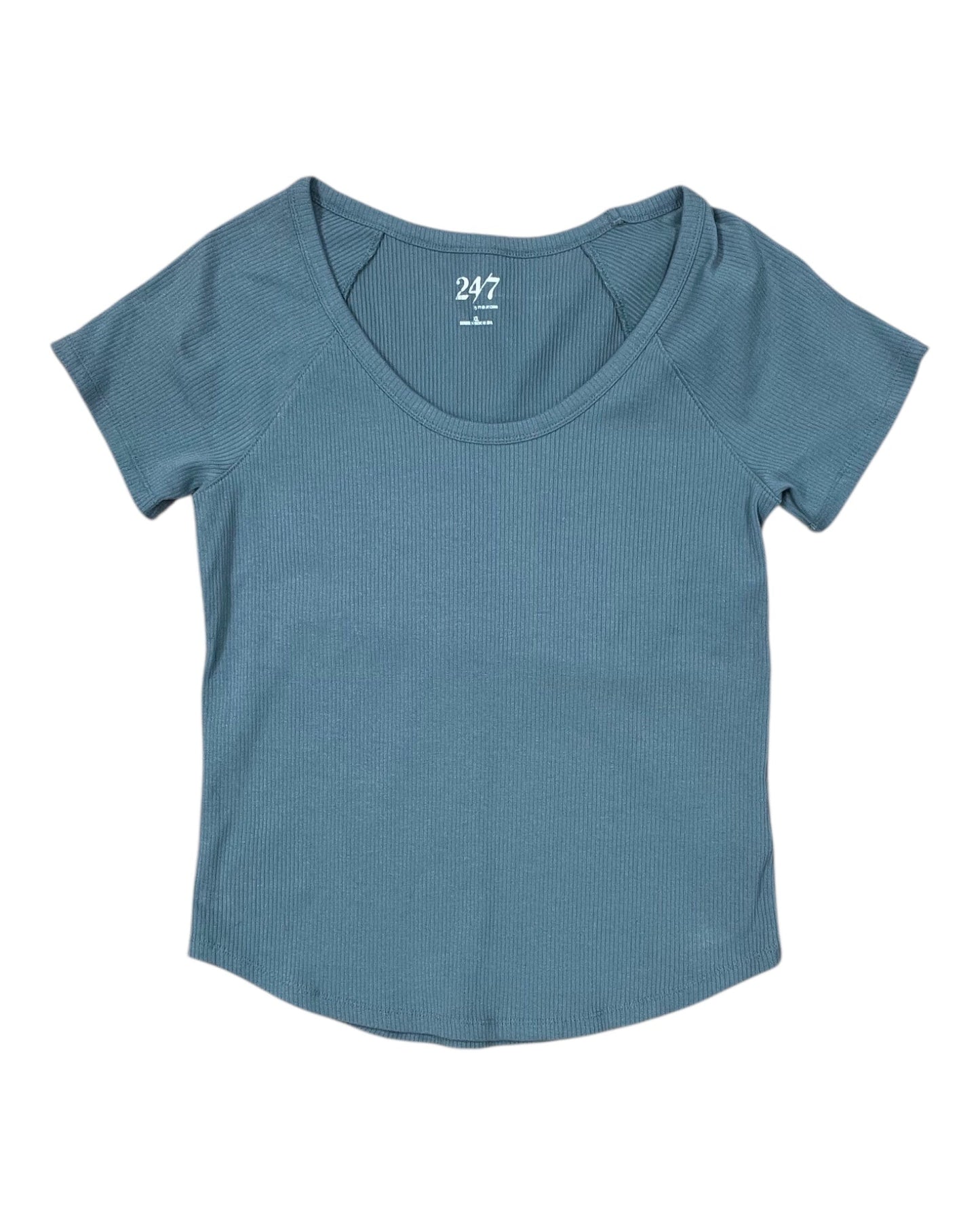 Top Ss Basic By Maurices In Green, Size:Xl