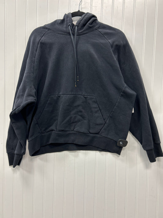 Sweatshirt Hoodie By Athleta In Black, Size:L