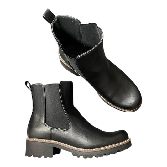 Boots Ankle Heels By Universal Thread In Black, Size:8