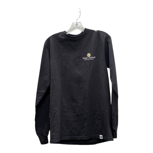 TOP LS by SIMPLY SOUTHERN in BLACK, Size:S