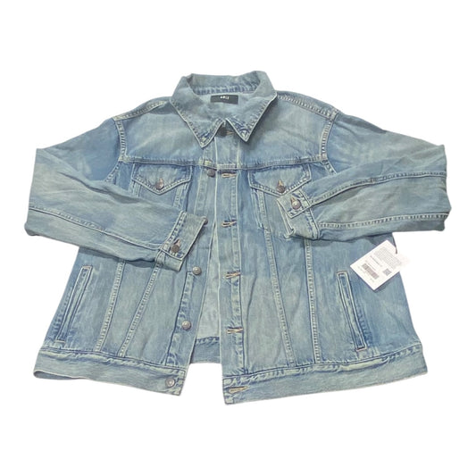 Jacket Denim By Able In Blue, Size:1X