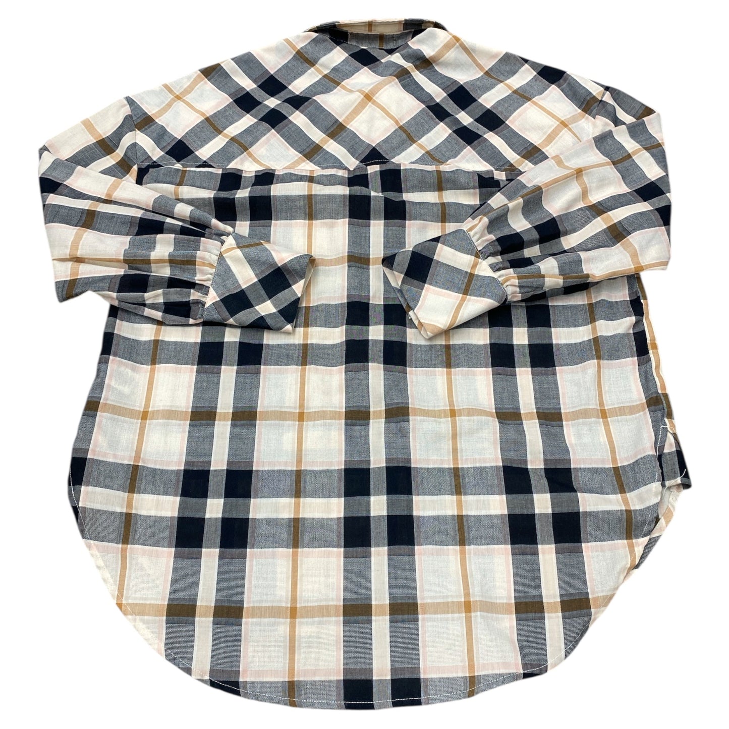 Top Ls By Sanctuary In Plaid Pattern, Size:M