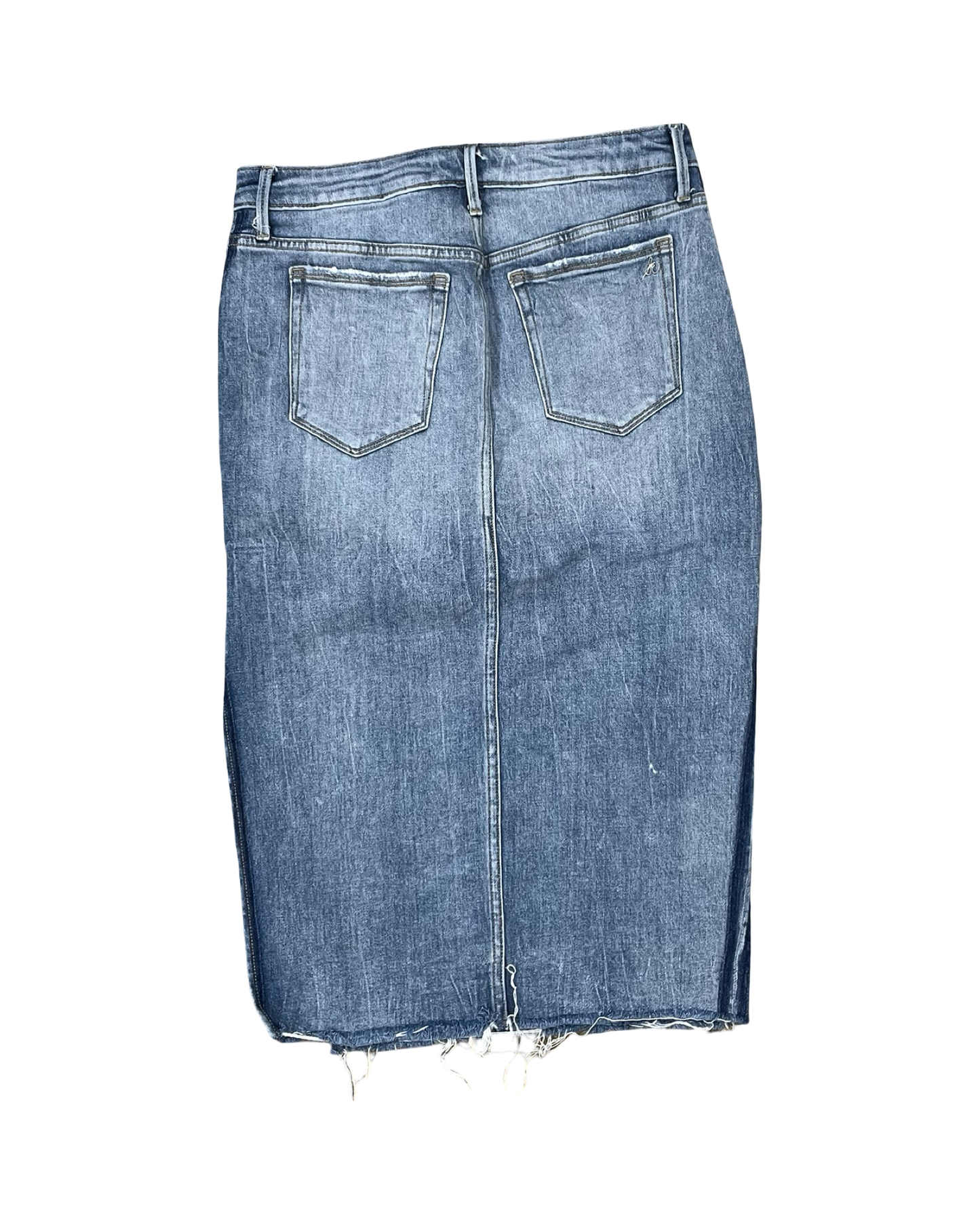 Skirt Midi By Sam Edelman In Blue Denim, Size:6
