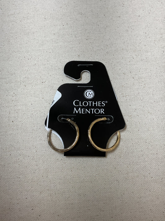 Earrings Hoop By Clothes Mentor In Gold