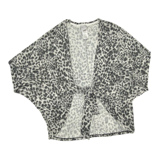 Sweater Cardigan By Chicos In Animal Print, Size:S