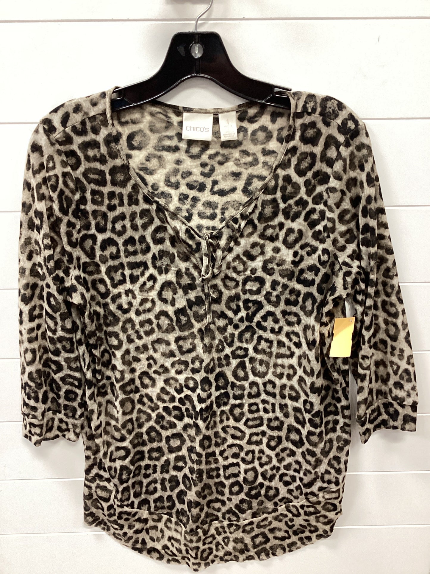 Top Ls By Chicos In Animal Print, Size:S