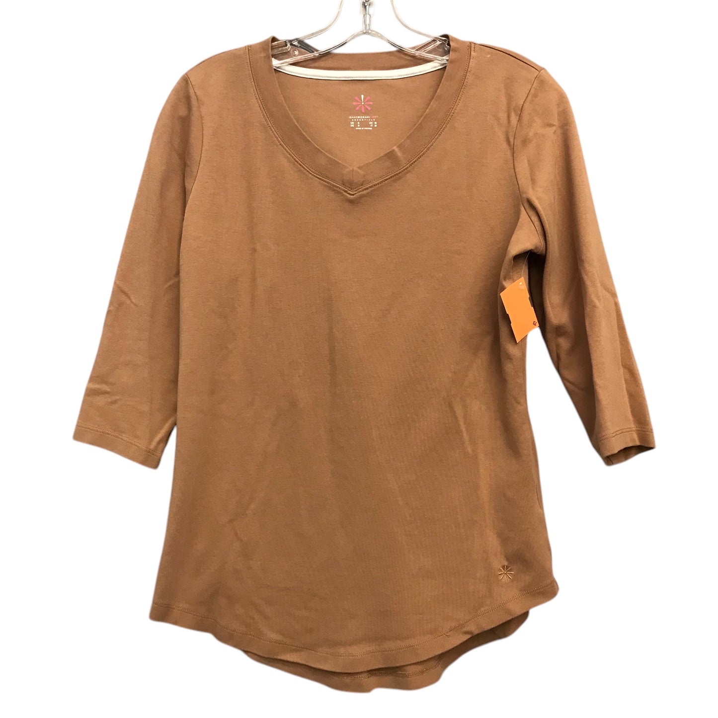 Top Ls By Isaac Mizrahi Live Qvc In Brown, Size:S