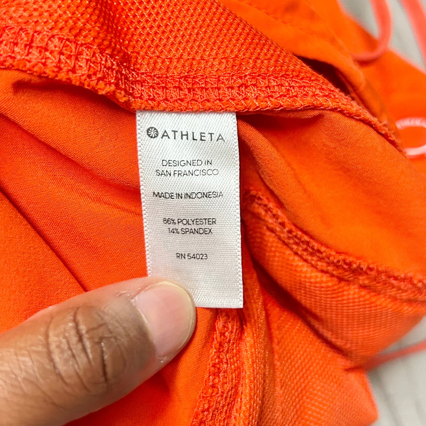 Athletic Shorts By Athleta In Orange, Size: 10