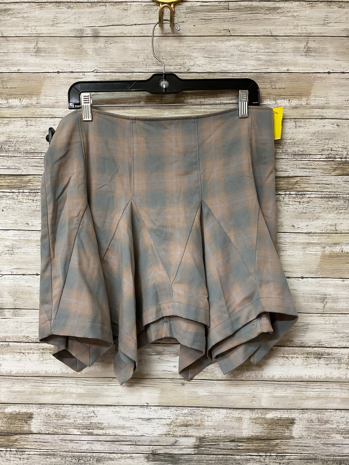 Skirt Mini & Short By Free People In Grey & Tan, Size:L
