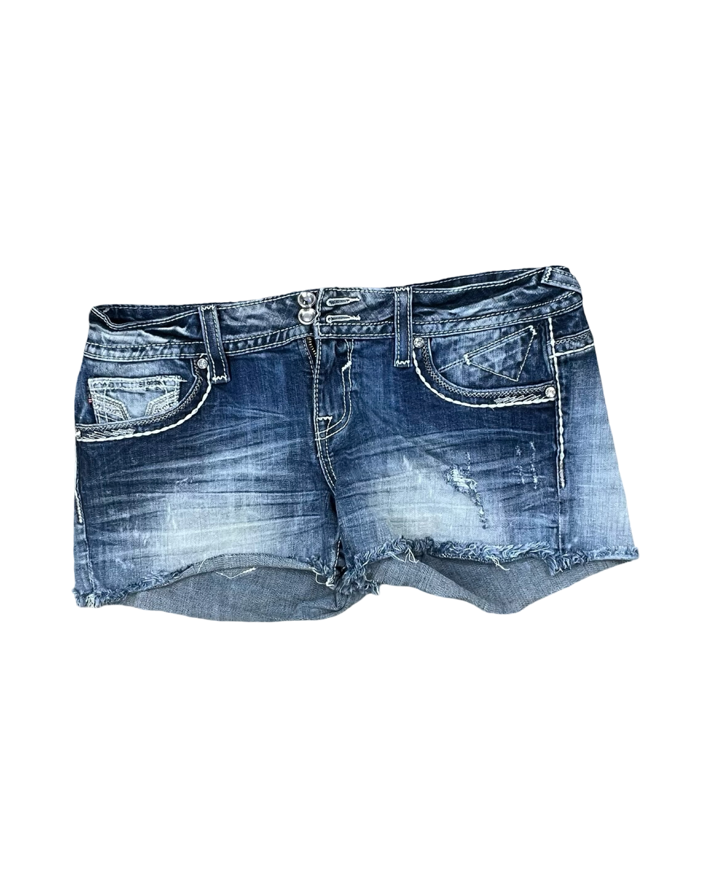 Shorts By Vigoss In Blue Denim, Size:12