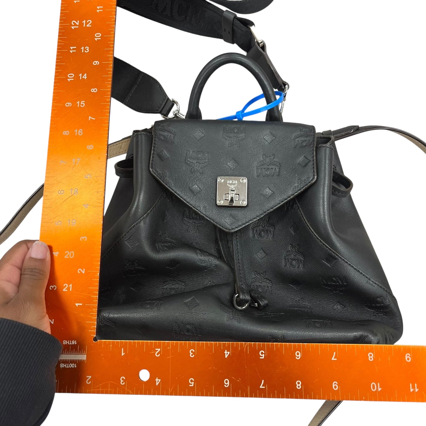 Backpack Luxury Designer By Mcm, Size: Small