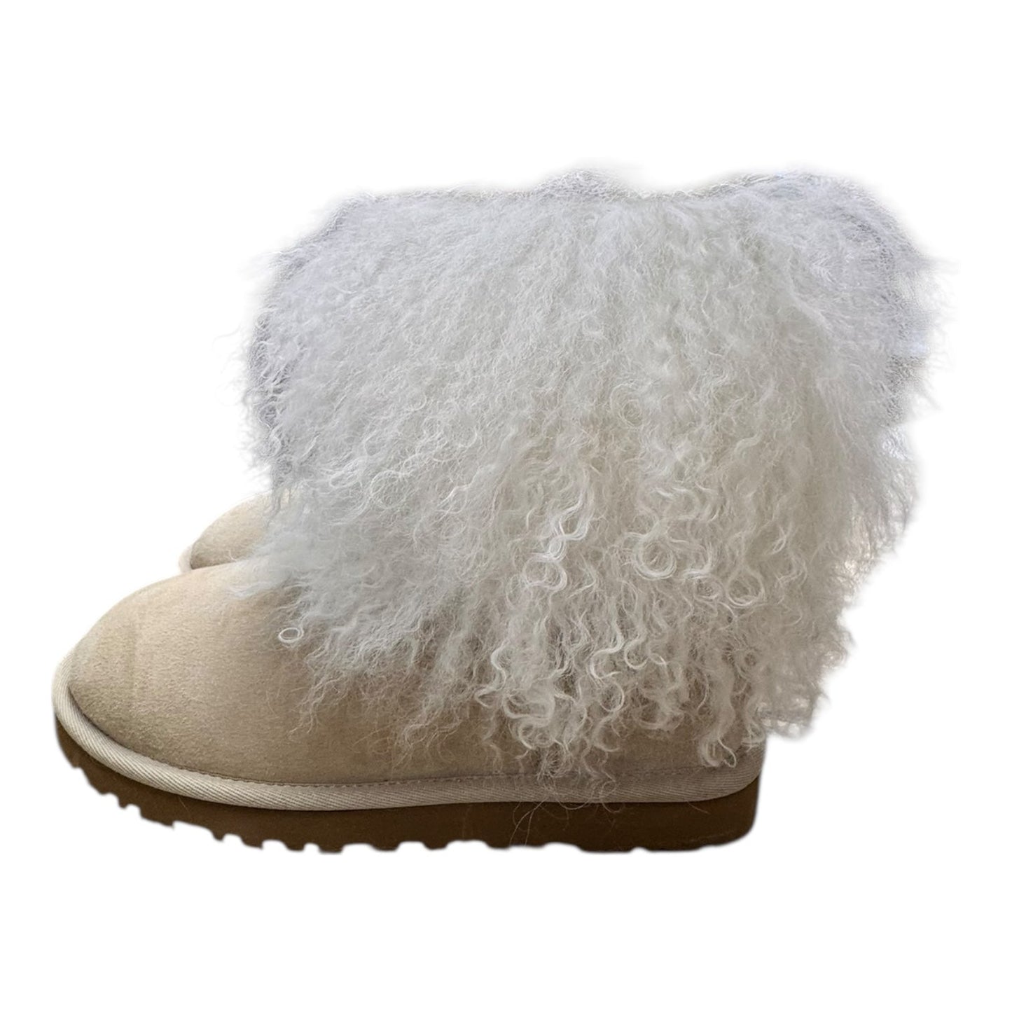 Boots Designer By Ugg In Cream, Size:6