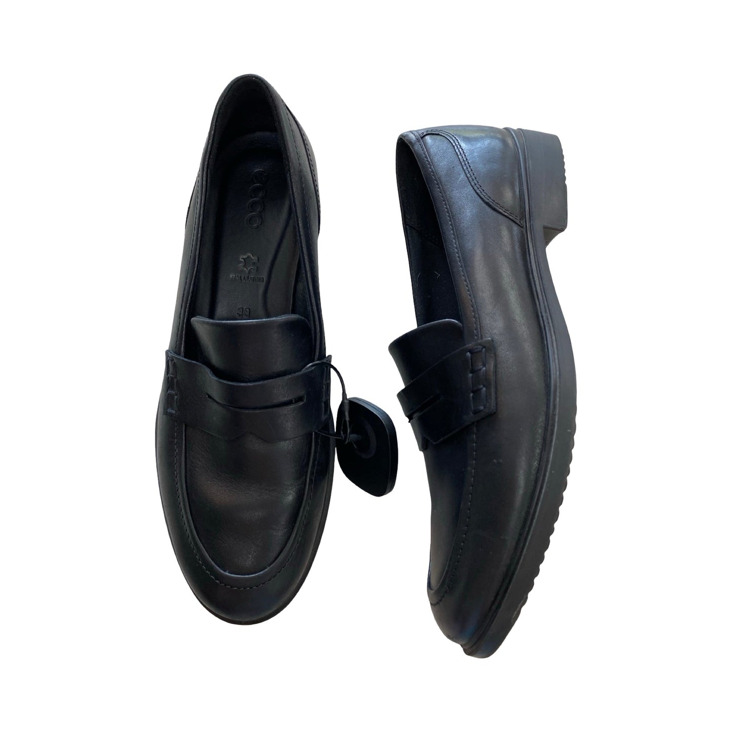 Shoes Flats By Ecco In Black, Size:7.5