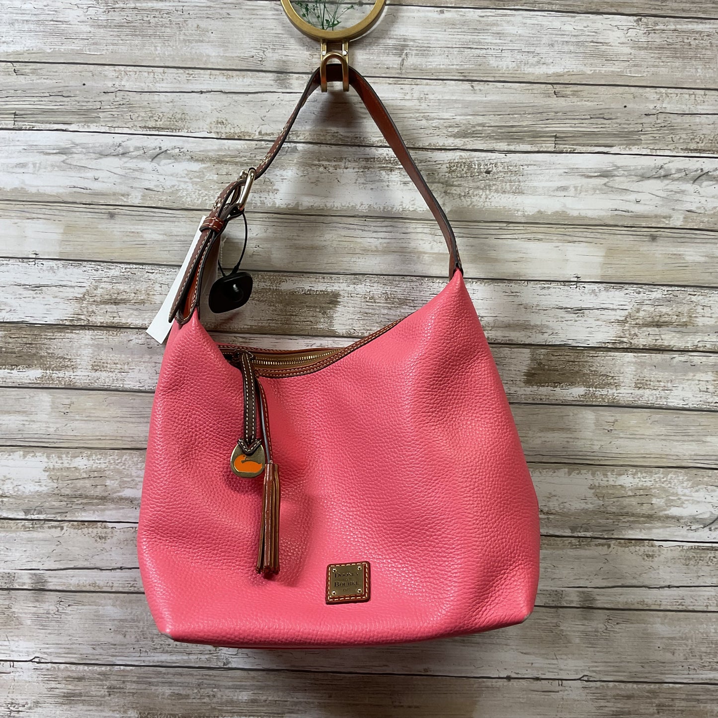 Handbag Designer By Dooney And Bourke In Pink, Size:Medium