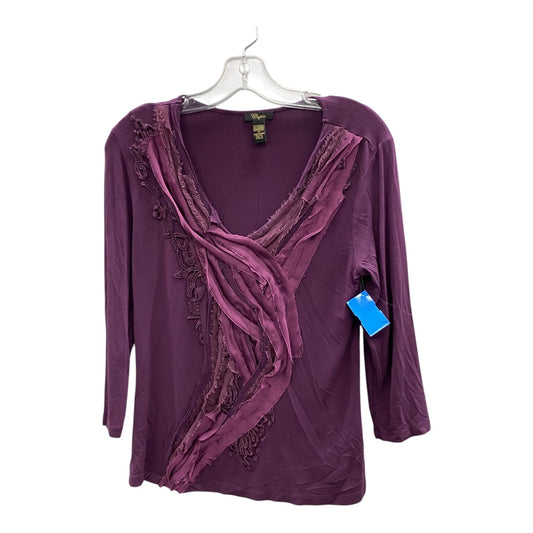 Top Ls By Cupio In Purple, Size:M