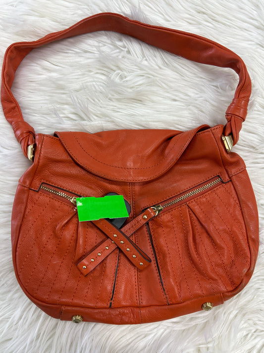 Handbag By B. Makowsky In Orange, Size:Medium