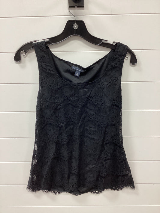 Top Sleeveless By Banana Republic In Black, Size:8