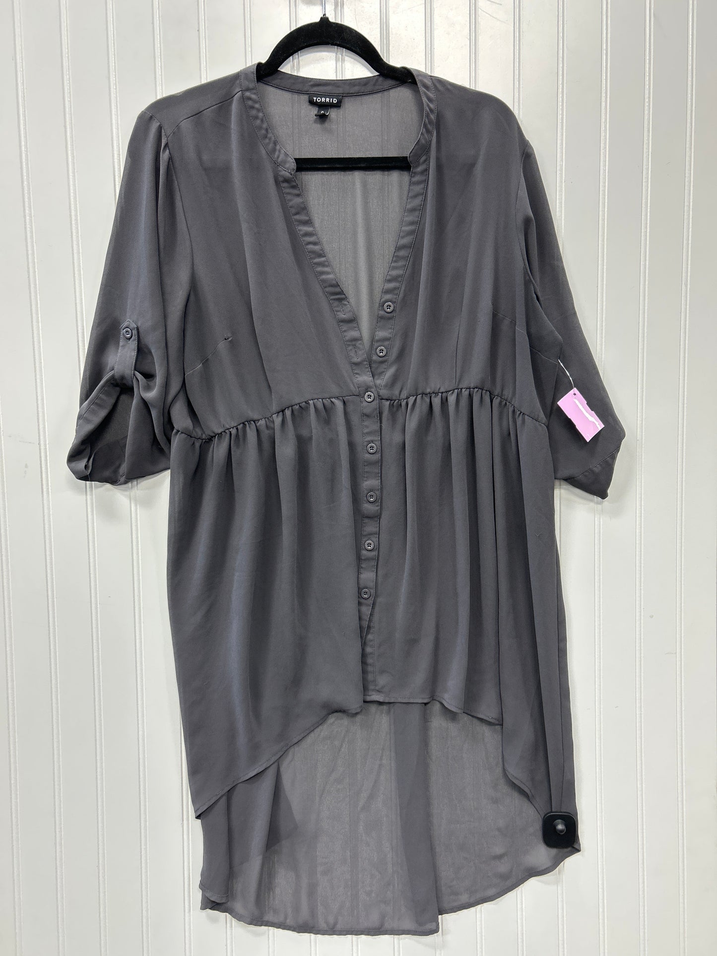 Kimono By Torrid In Grey, Size:Xl