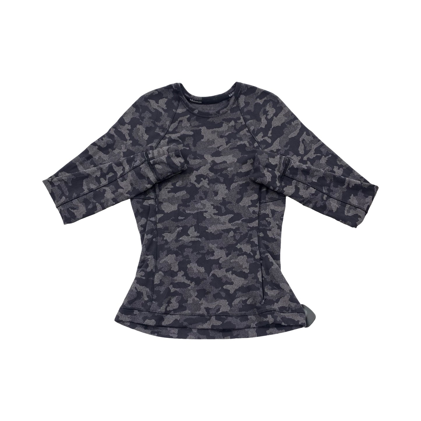 Athletic Top Ls Crewneck By Lululemon In Camouflage Print, Size:6
