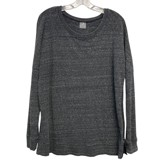 Top Ls Basic By Calia In Grey, Size:M