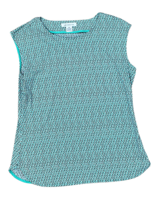 Top Sleeveless By Liz Claiborne In Green, Size:M