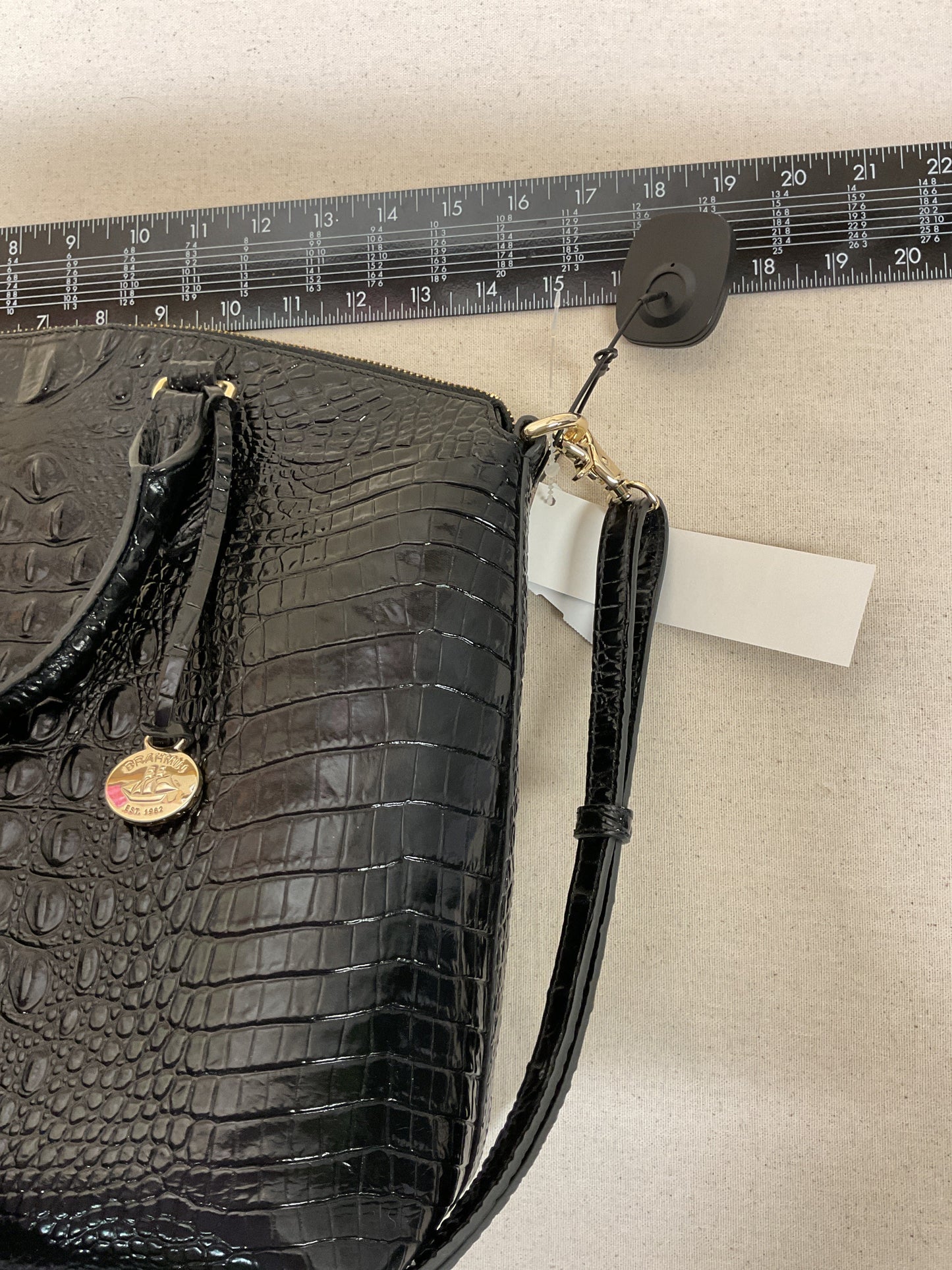 Handbag Designer By Brahmin In Black, Size:Large