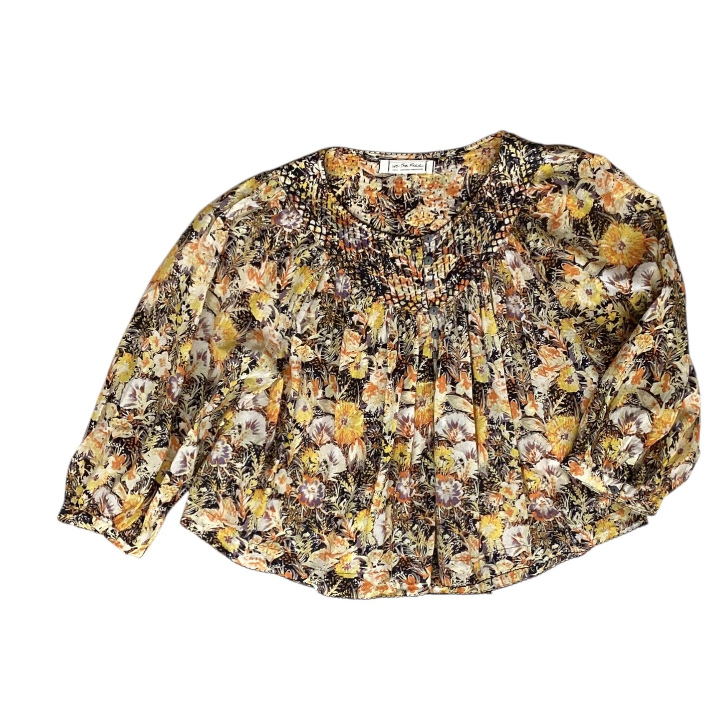 Blouse Ls By We The Free In Floral Print, Size:S