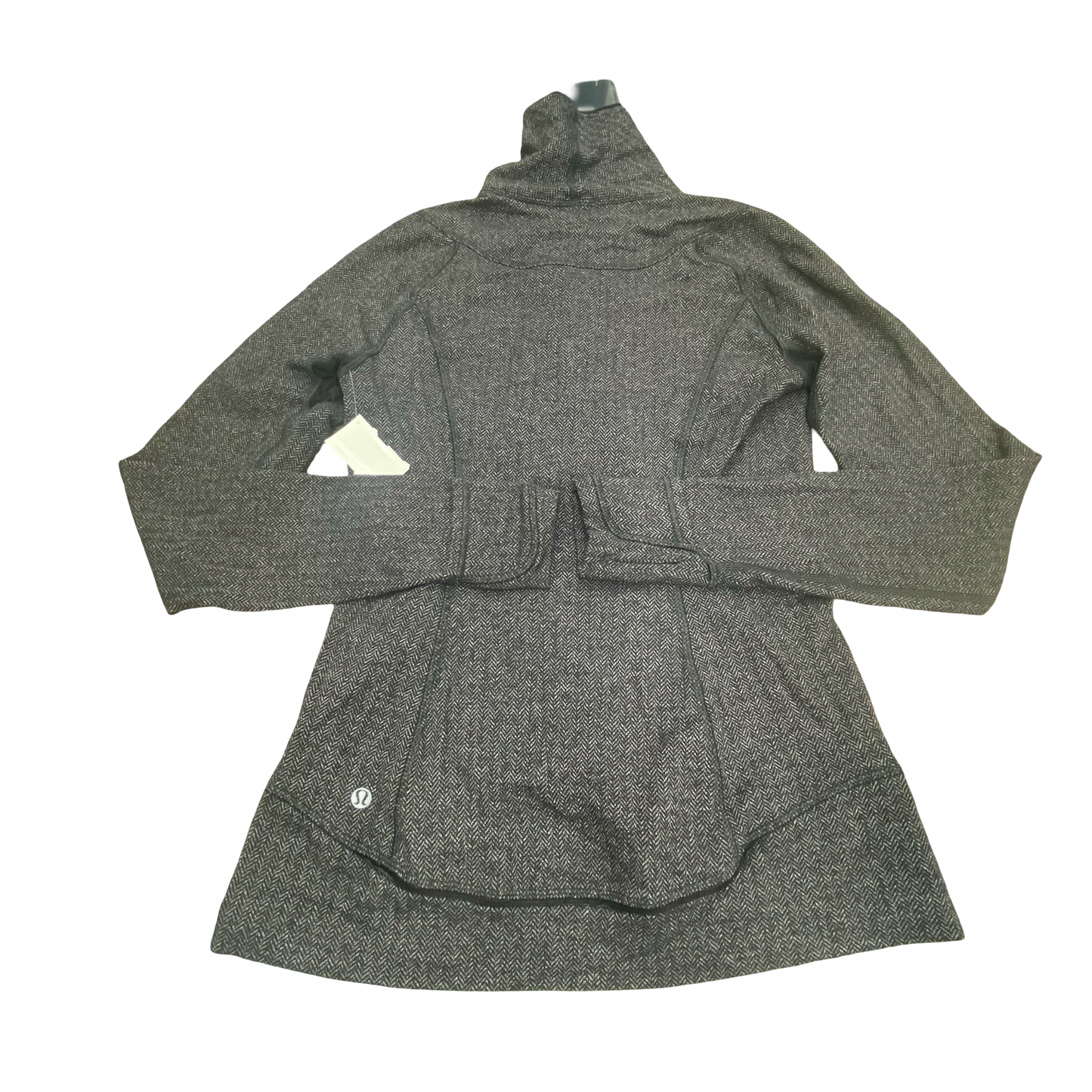 Athletic Top Ls Collar By Lululemon In Grey, Size:6